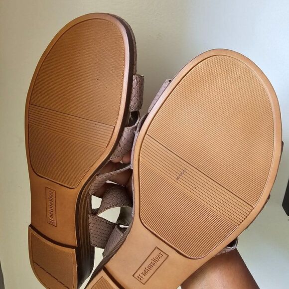 NEW WITHOUT BOX NATURALIZER N5 CONTOUR KAYE LEATHER UPPER BEIGE SANDALS 9.5 - Picture 11 of 13